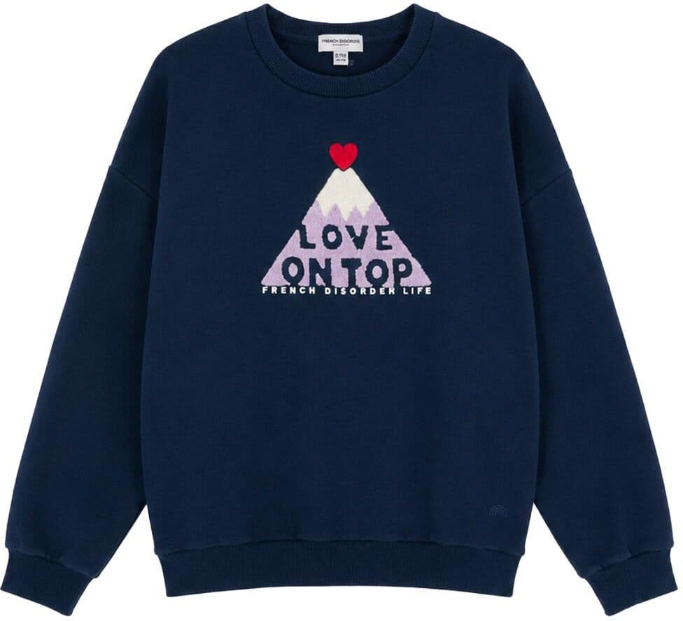 French Disorder  - Rosa Warmy Love On Top Navy - S - Sweat
