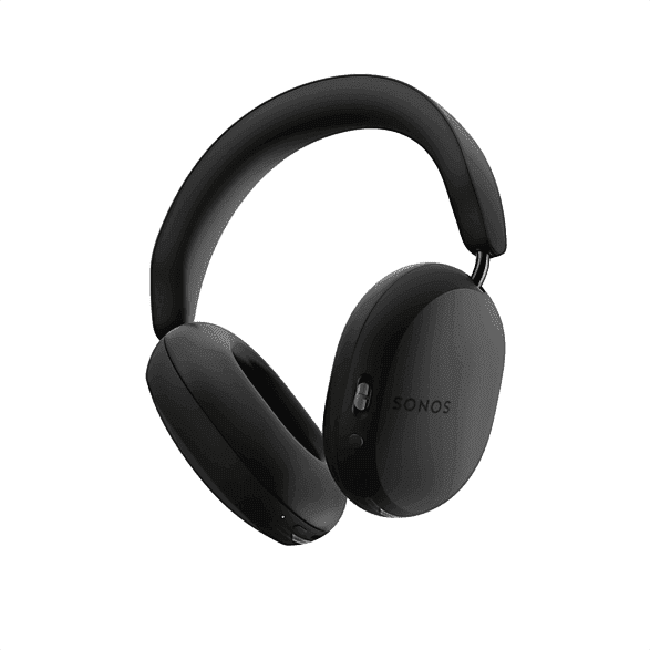 Auriculares inalámbricos - Sonos Ace, Supraaurales, Inalámbricos, 30 horas de autonomía, Cancelación ruido, Negro