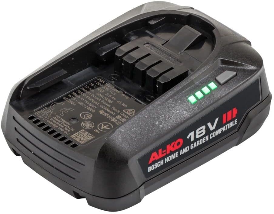 Akku AL-KO "B50,5 LI 18 V 2,5 AH", schwarz, 18 V, Akkumulatoren, Akku schwarz 18 V
