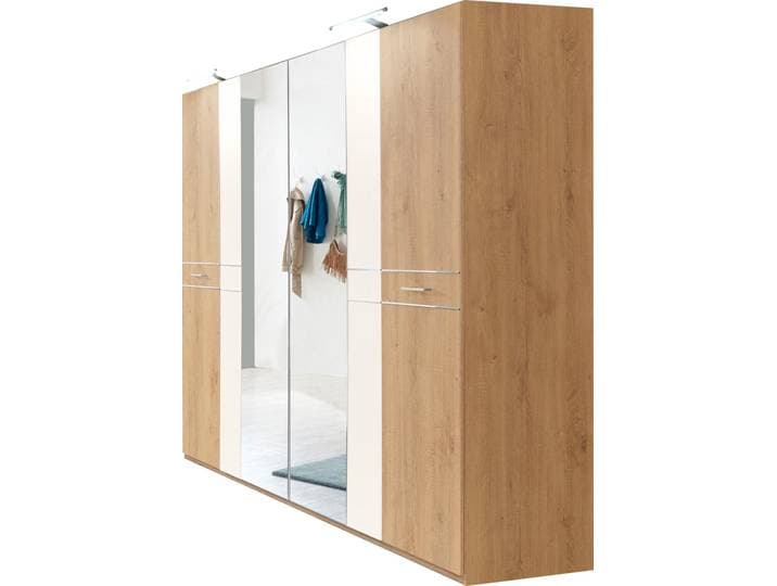 Kleiderschrank WIMEX Petra/Pamela , braun (plankeneichefarben), B:225cm, Schränke, Kleiderschrank
