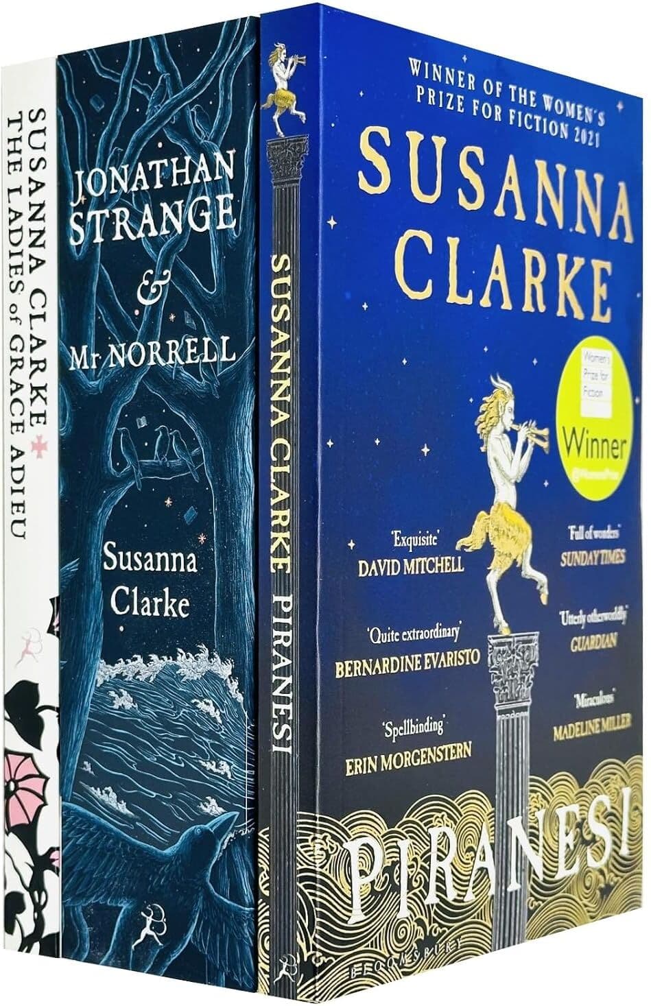 Bloomsbury Susanna Clarke 3 Books Collection Set - Piranesi, Jonathan Strange & Mr Norrell, Ladies of Grace Adieu - Paperback - Literary Fantasy