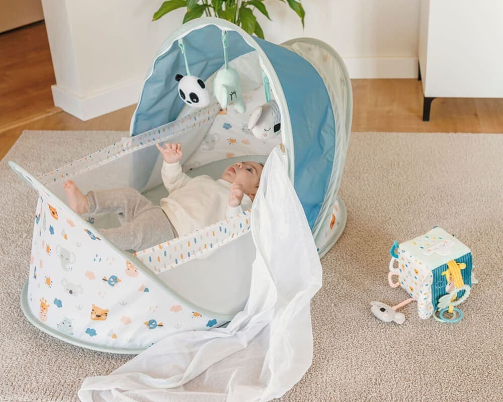 Eurekakids Cama de viaje plegable para bebé