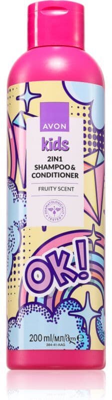 Avon Kids Fruit shampoing et après-shampoing 2 en 1 200 ml