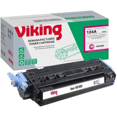 Viking 124A Kompatibel HP Tonerkartusche Q6003A Magenta