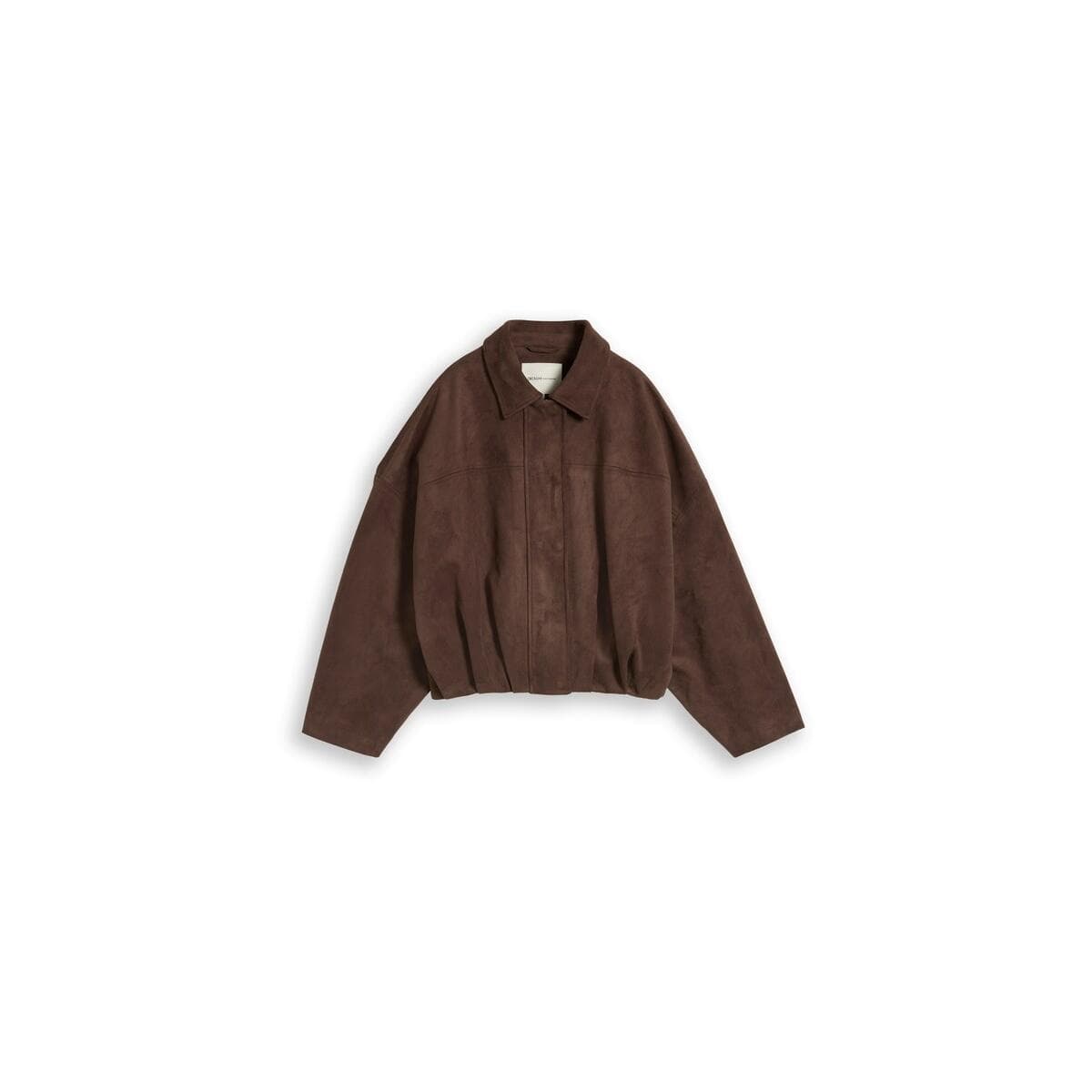 Denim Tom Tailor Da. Loose Fit Jacke in Wildleder-Optik