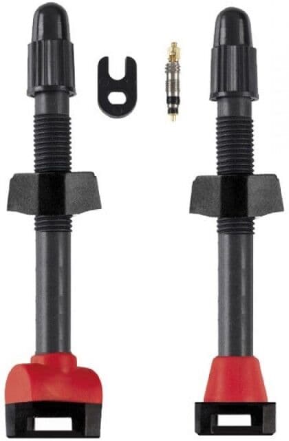 BARBIERI Coppia valvole tubeless in carbonio  ARIA per ANACONDA 65 mm