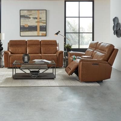 Liberty Furniture Cooper Living Room Power Leather Sets - Sofa, Recliner, Loveseat