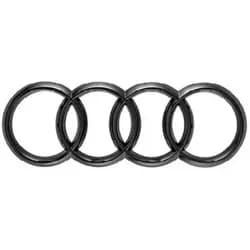 Audi Ringe schwarz für das Heck