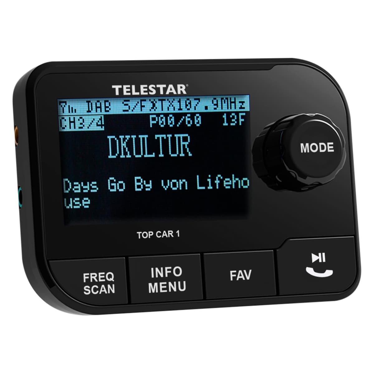 Telestar Top Car 1 (Stabantenne, DAB/ DAB+, UKW / MW / LW) (5100001)