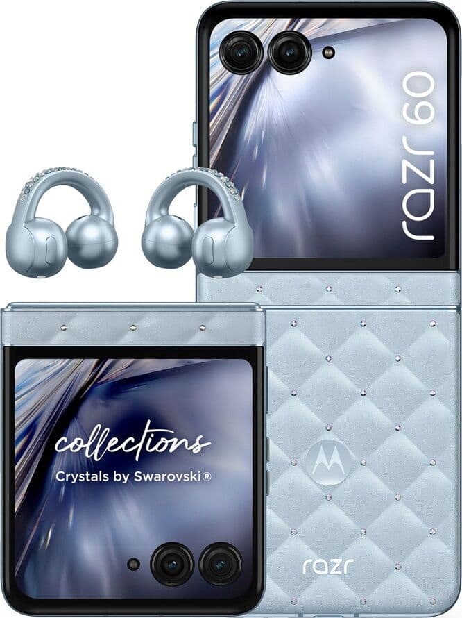Smartphone Motorola Razr 60 5G 6,9" 8GB/256GB Dual SIM + Moto Buds Loop (Edición Swarovski)