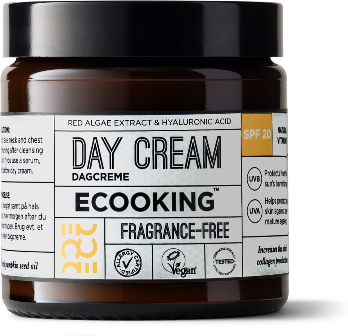 ECOOKING Day Cream SPF20 Fragrance-Free 100 ml
