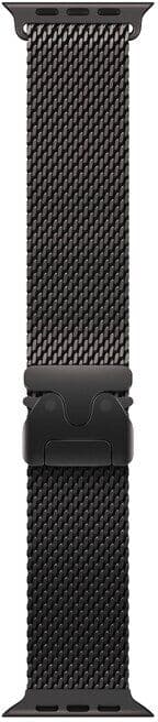 BRACELETE APPLE 49MM LOOP MILANESA TITÂNIO PRETO - S