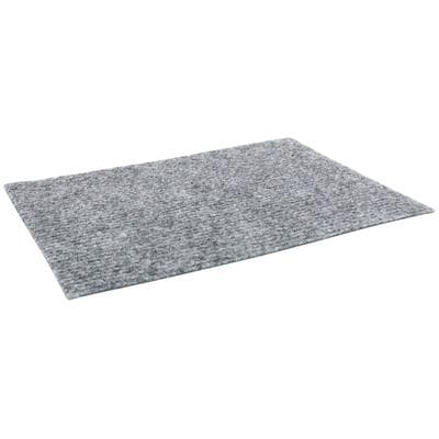 Nadelvliesteppich "MALTA", grau, B:200cm H:2,5mm L:3.900cm, Polypropylen, PRIMAFLOR-IDEEN IN TEXTIL, Teppiche, Uni-Farben, strapazierfähig & pflegeleicht, Kurzflor, Nadelvlies