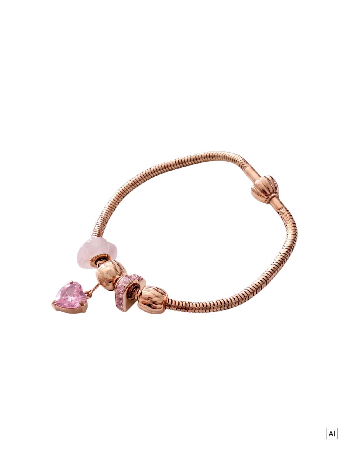 PURELEI LEI Armband Pink Hearts Set