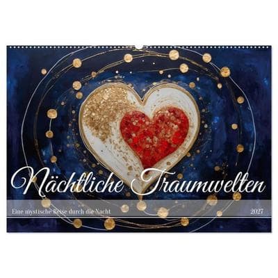Nächtliche Traumwelten (Wandkalender 2027 DIN A2 quer), CALVENDO Monatskalender