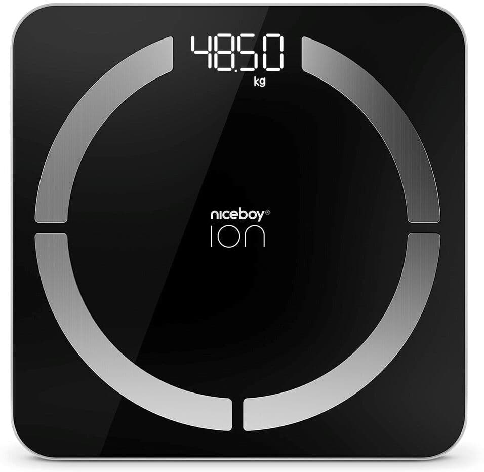 Niceboy ION Smart Scale - Bluetooth Kropsanalyse Badevægt - Sort