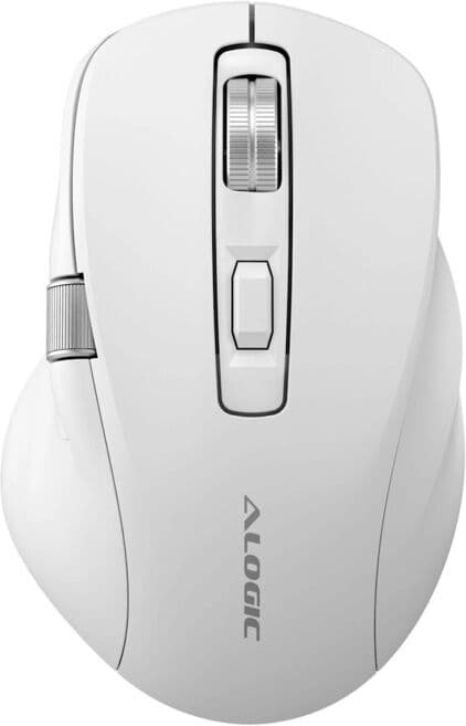 Alogic Apex Ασύρματο Bluetooth Ποντίκι Λευκό AMBT7KWH