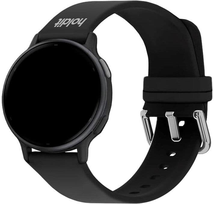 Universal Holdit Silikone Rem m. Spændelukning (22mm) - Sort