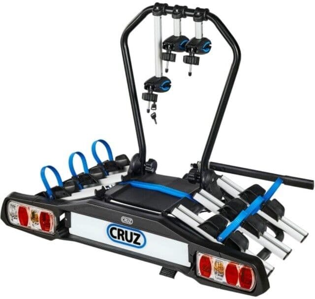 Suport pentru 3 Biciclete, Cruz Pivot R3 940-512, cu Prindere pe Cârlig, 13 Pini