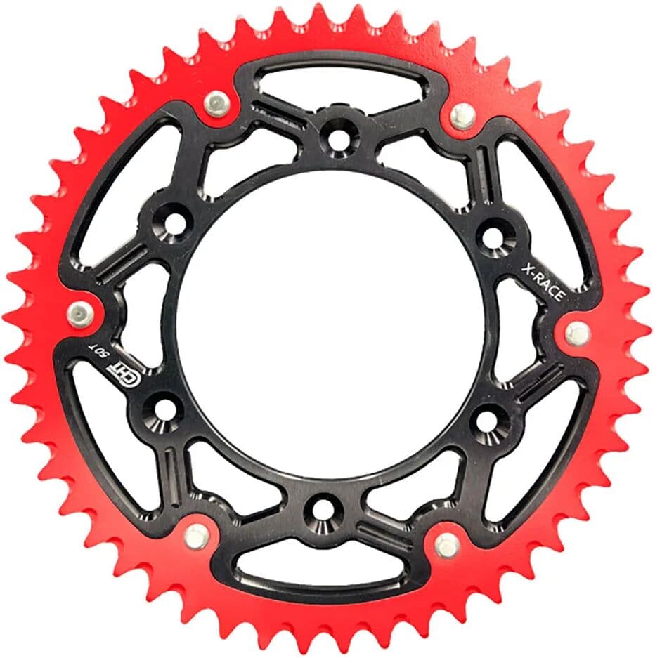 Chiaravalli Cht Corona Trasera 2158-50 X-race Red / Black 50t