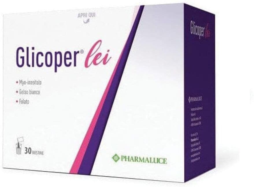 PHARMALUCE Srl Glicoper Lei, 30 Bustine
