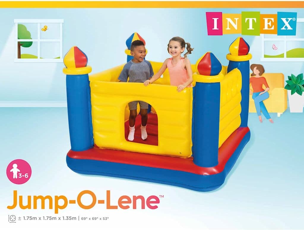 INTEX Château gonflable pour enfants Jump-O-Lene Château PVC