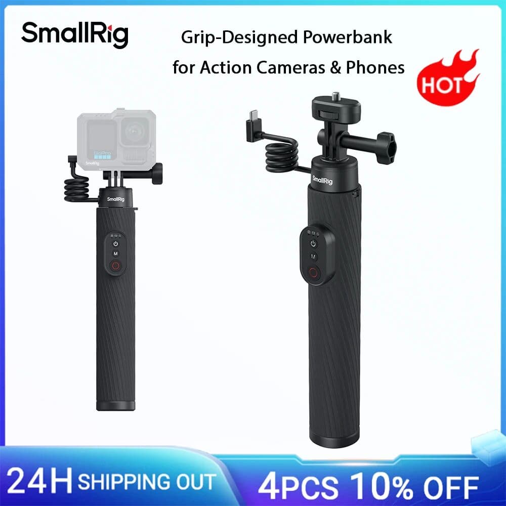 SmallRig Grip-Designed Powerbank for Action Cameras & Phones with Wireless Remote Controller for GoPro for DJI for iPhone 5463