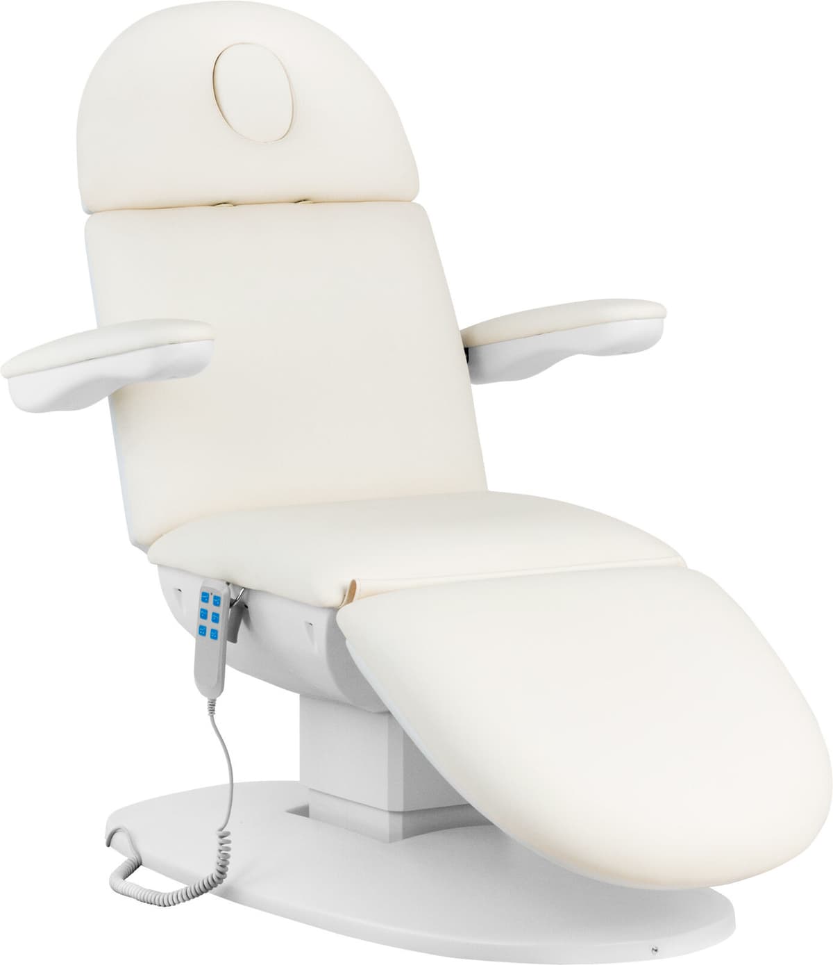 physa Elektrické kosmetické lehátko - 3 motory - 300 W - 196 x 58 x 56 - 76 cm - 150 kg - bílé PHYSA TERAMO