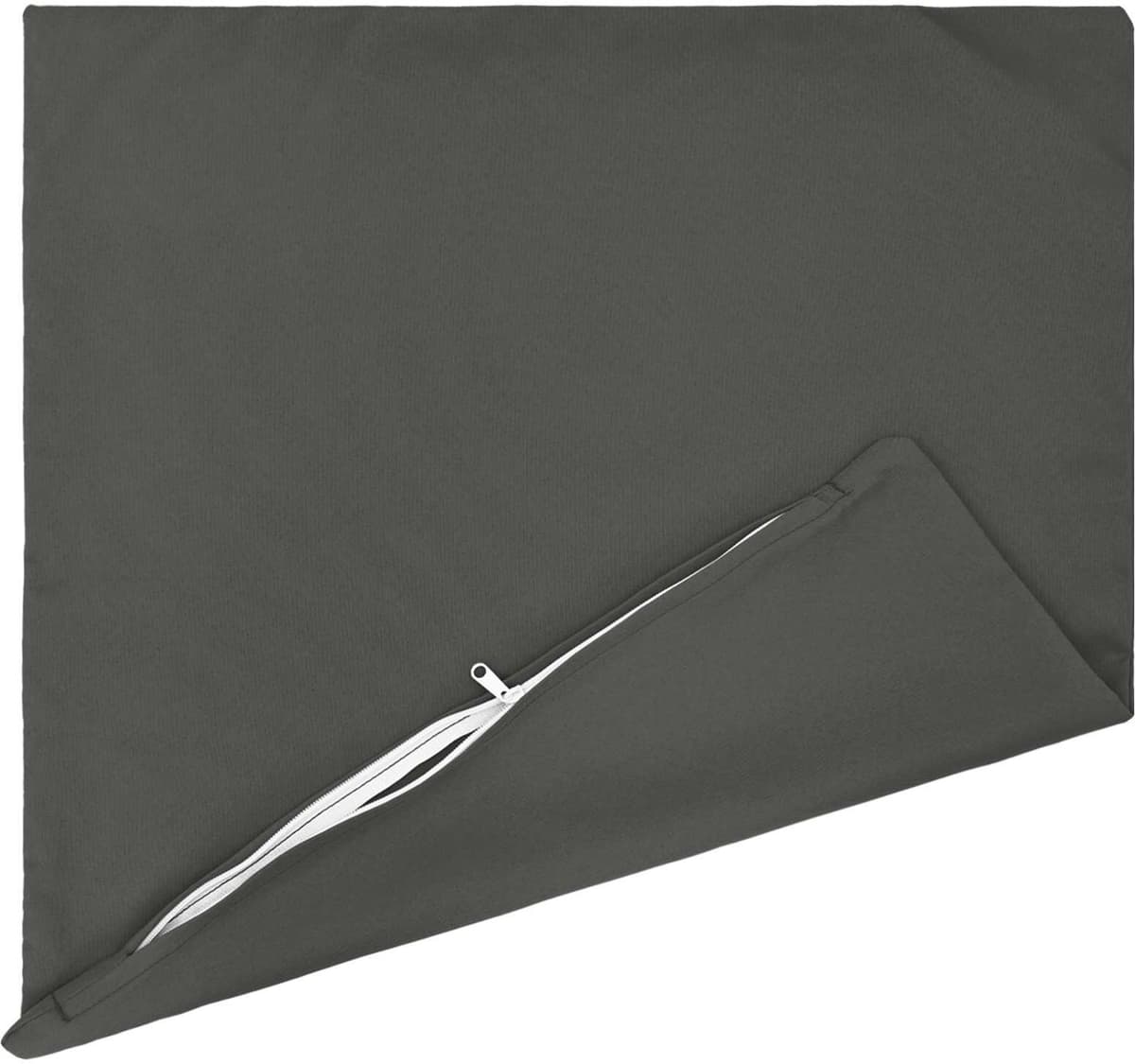 vidaXL Coussin avec oreiller HEERLEN 6 pièces Anthracite Polyester