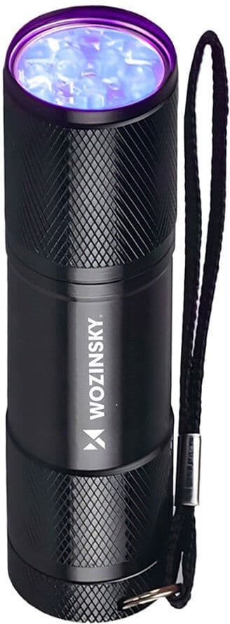 Wozinsky WLD-9L UV Lommelygte til Spordetektion - Sort