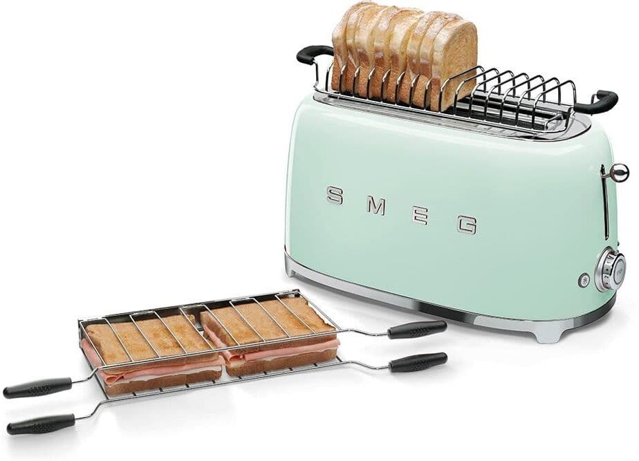 SMEG Toaster "50s Style TSF02PGEU G", grün, Toaster, Toaster grün Einheitsgröße