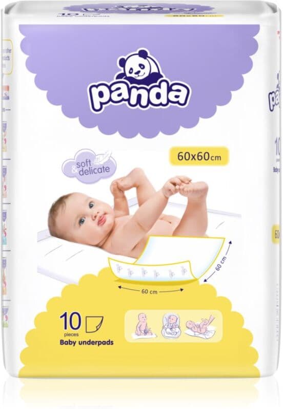 BELLA Baby Happy Panda σελτεδάκια μιας χρήσης 60x60cm 10 τμχ