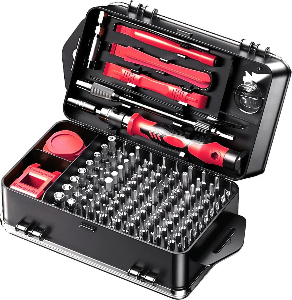 NONE 115 in 1 Precision Screwdriver Set, Magnetic Electronics Repair Tool Kit, Multi‑Bits Screwdriver Kit for Phone, Laptop, PC, Watc