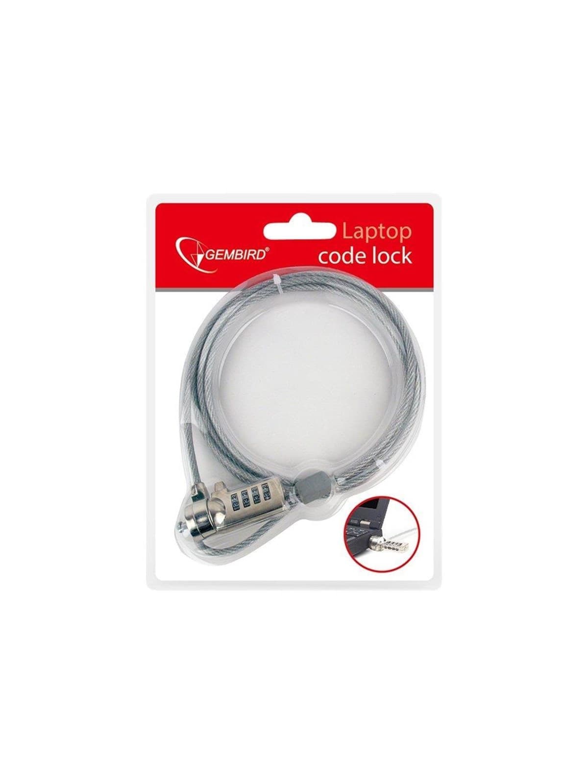 Gembird LK-CL-01 - notebook locking cable