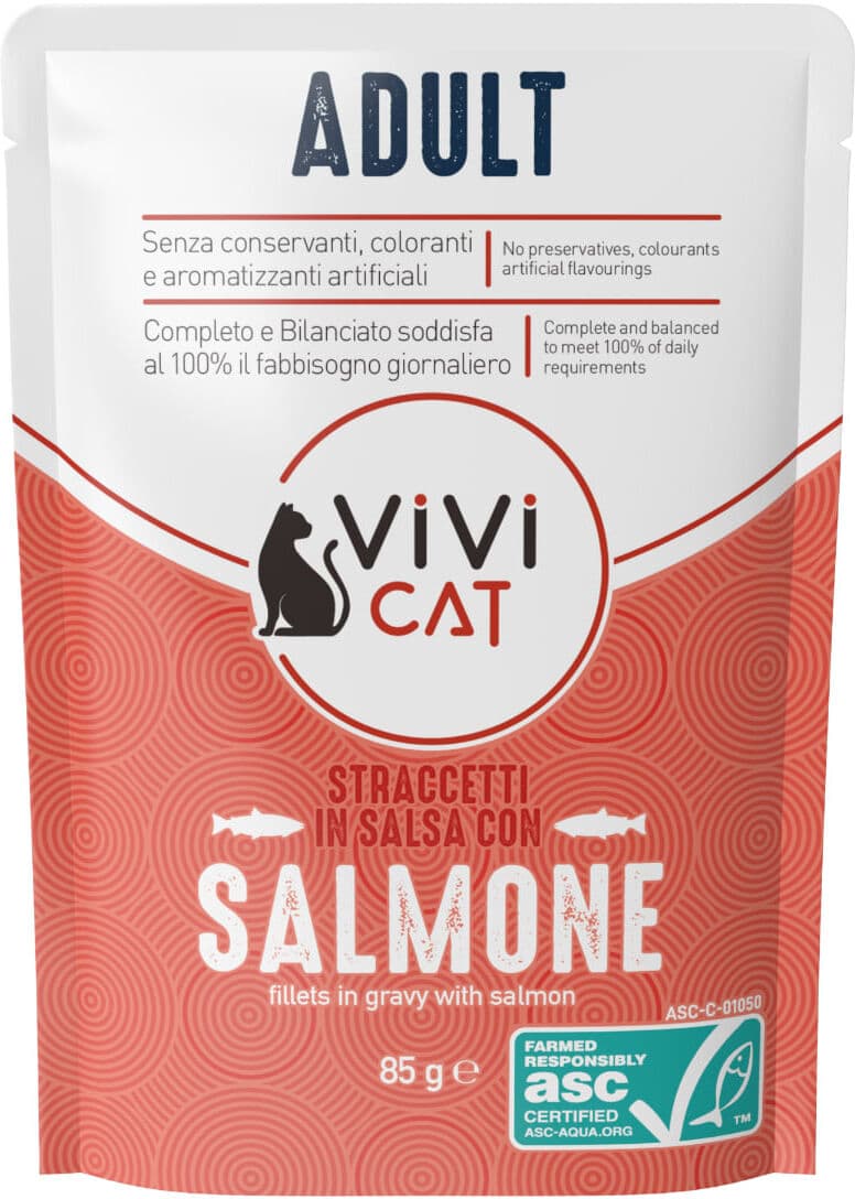 ViVi Cat Busta Multipack 28x85G SALMONE