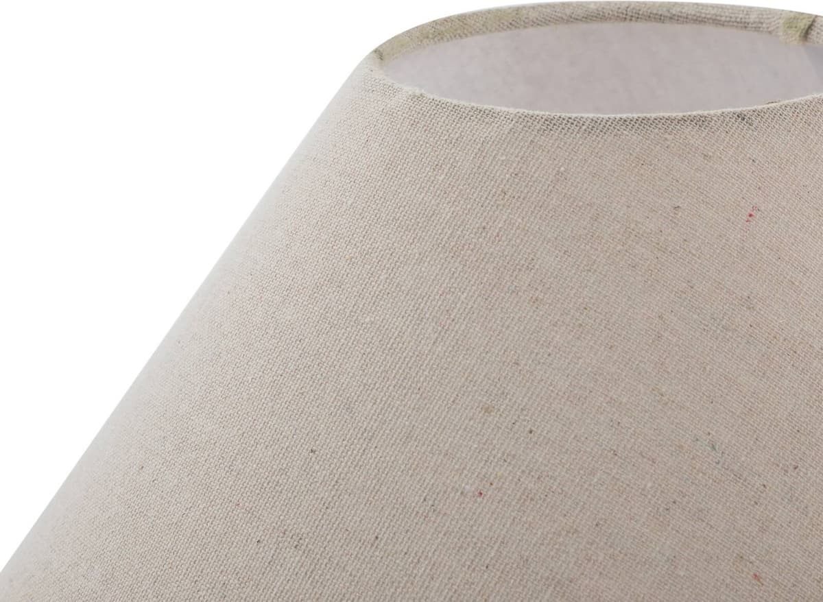 Tischlampe Thalorin Lucande, braun / rost, für Wohn- / Esszimmer, Keramik, Skandinavisch