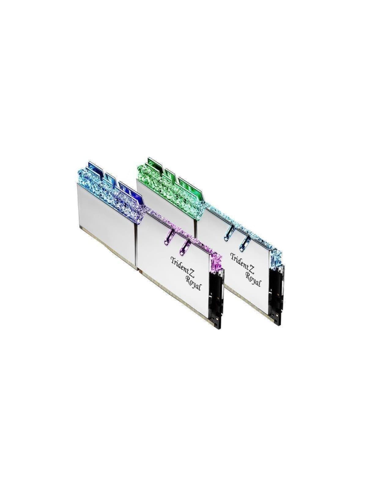 G.Skill Trident Z Royal DDR4-3600 - 32GB - CL18 - Dual Channel (2 pcs) - Intel XMP - Silber mit RGB