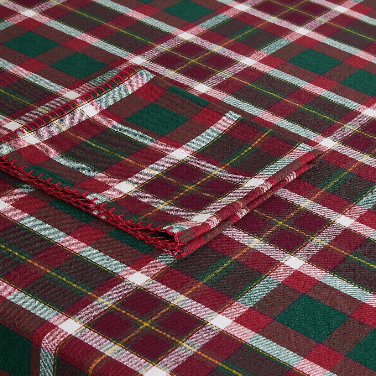 LA REDOUTE INTERIEURS Nappe&nbsp; à carreaux, en coton lavé tissé teint, FERGIE