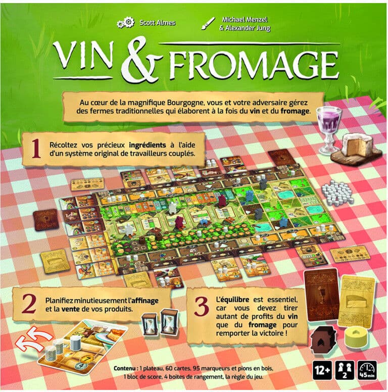 Deep Print Games Vin et Fromage