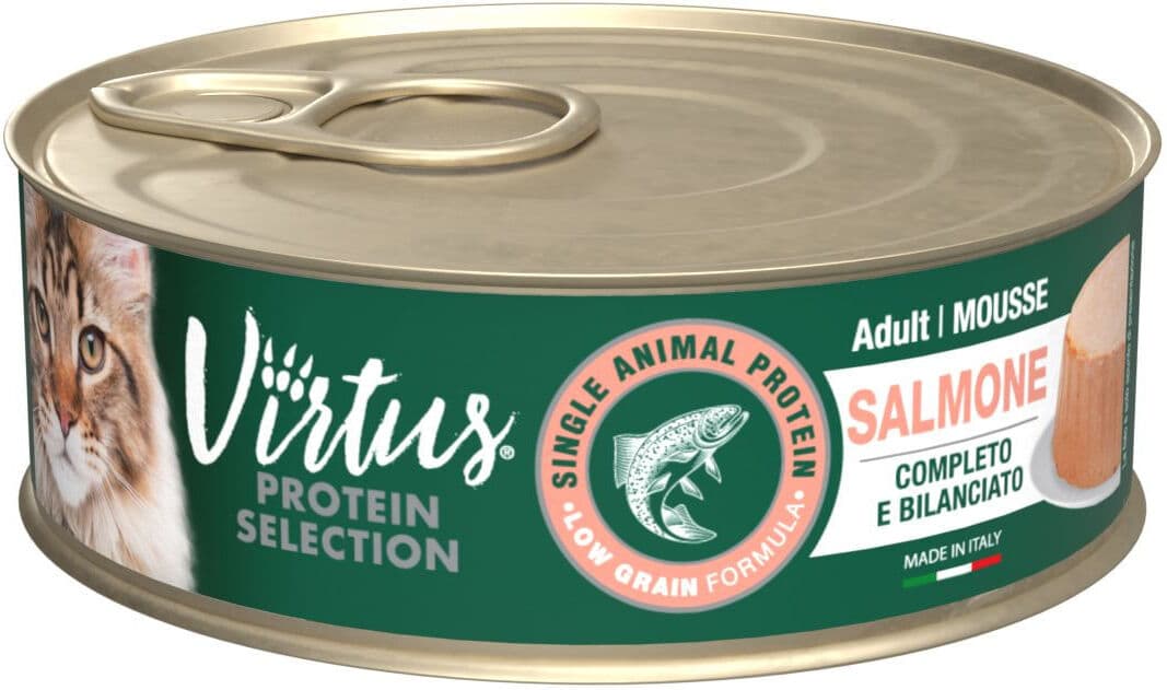 Virtus Cat Protein Selection Lattina Multipack 12x85G SALMONE