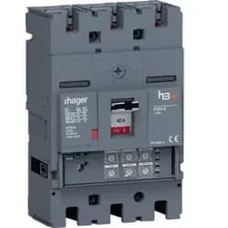 Hager HET040JR Leistungsschalter h3+ P250 LSI 3P3D 40A 70kA FTC