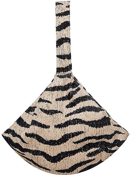 DOGGUO Tragetasche ZEBRA schwarz B