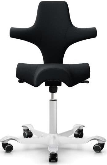 Håg Capisco 8106 Kontorstol, Sort/sølv, Høj Gas