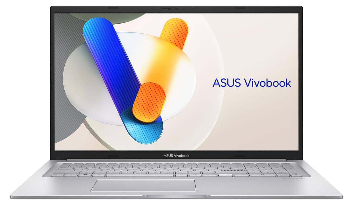 ASUS Vivobook 17 (Cool Silver, 17,3" Full-HD, Intel Core i7-1355U, 12 GB RAM, 500 GB SSD) mit Windows 11 Pro & Office 2024 Pro