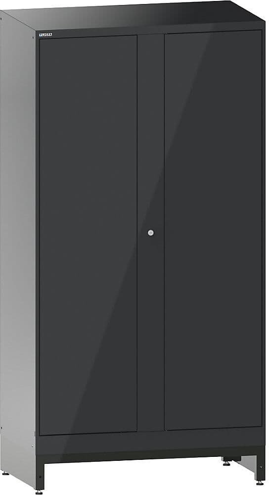 E-Multicabinet Fächerschrank, Erweiterungsmodul, HxBxT 1970 x 1000 x 580 mm, 2 x 1 Fach, anthrazitgrau LISTA