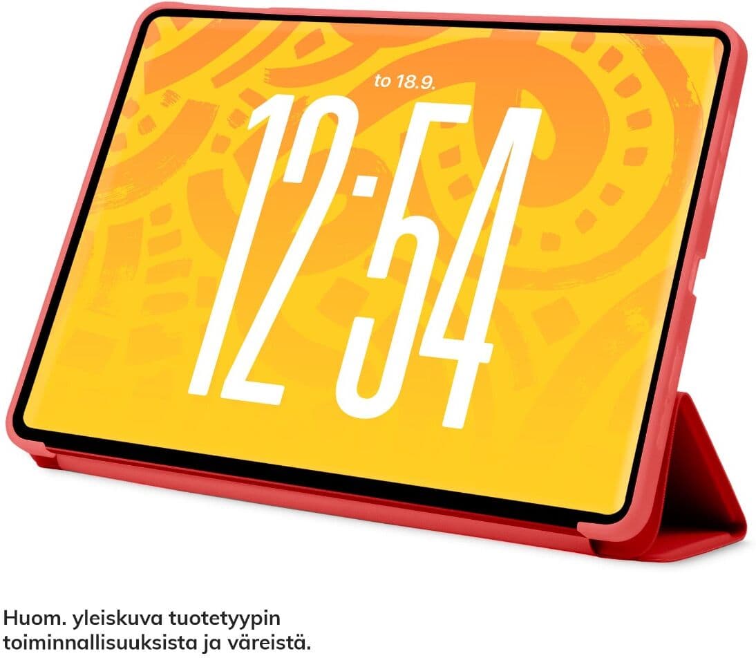 OnePlus Pad 2 Hupsis Jemma Tabletin Suojakotelo, Punainen