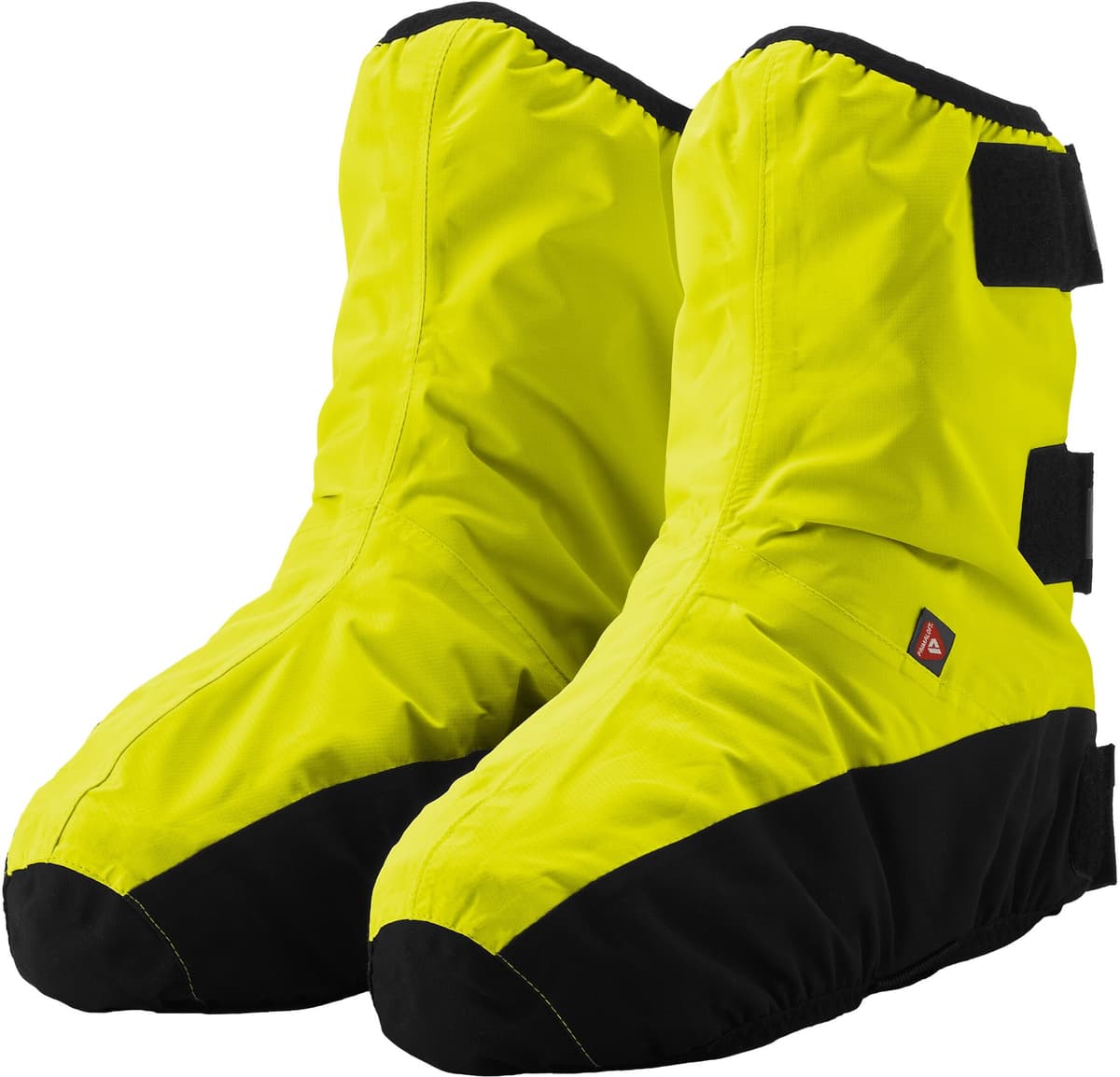 Fahrradschuh GONSO "Save Shoecover Therm", Gr. M, gelb, 100% Polyester, Schuhe Fahrradschuh, wasserdichter Überschuh, Schuhüberzieher, Easy Entry System gelb M