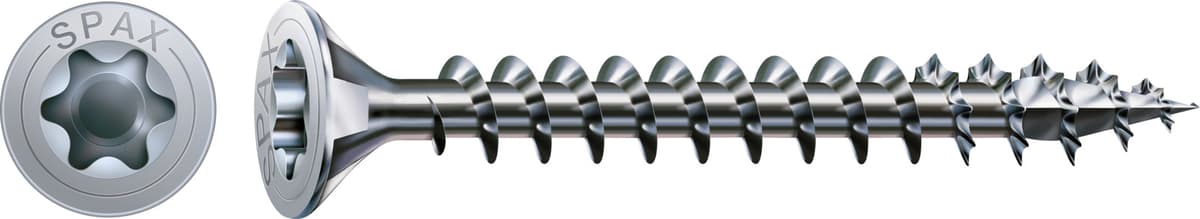 SPAX Universalschraube WIROX - Vollgewinde, Senkkopf, T-STAR plus, 4CUT 1191010400305