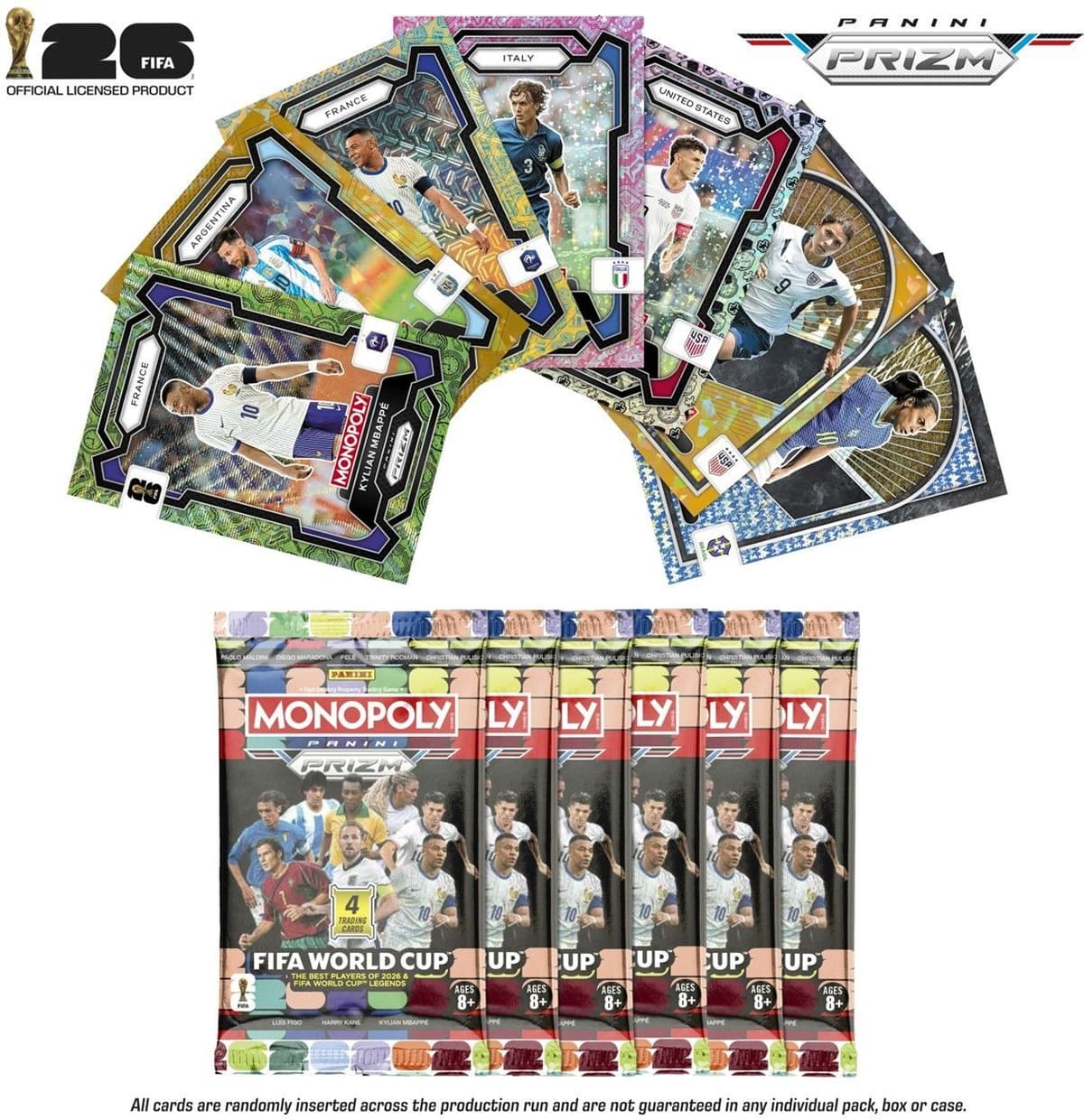 Hasbro Monopoly Panini Prizm: FIFA World Cup 2026: Booster Pack (English