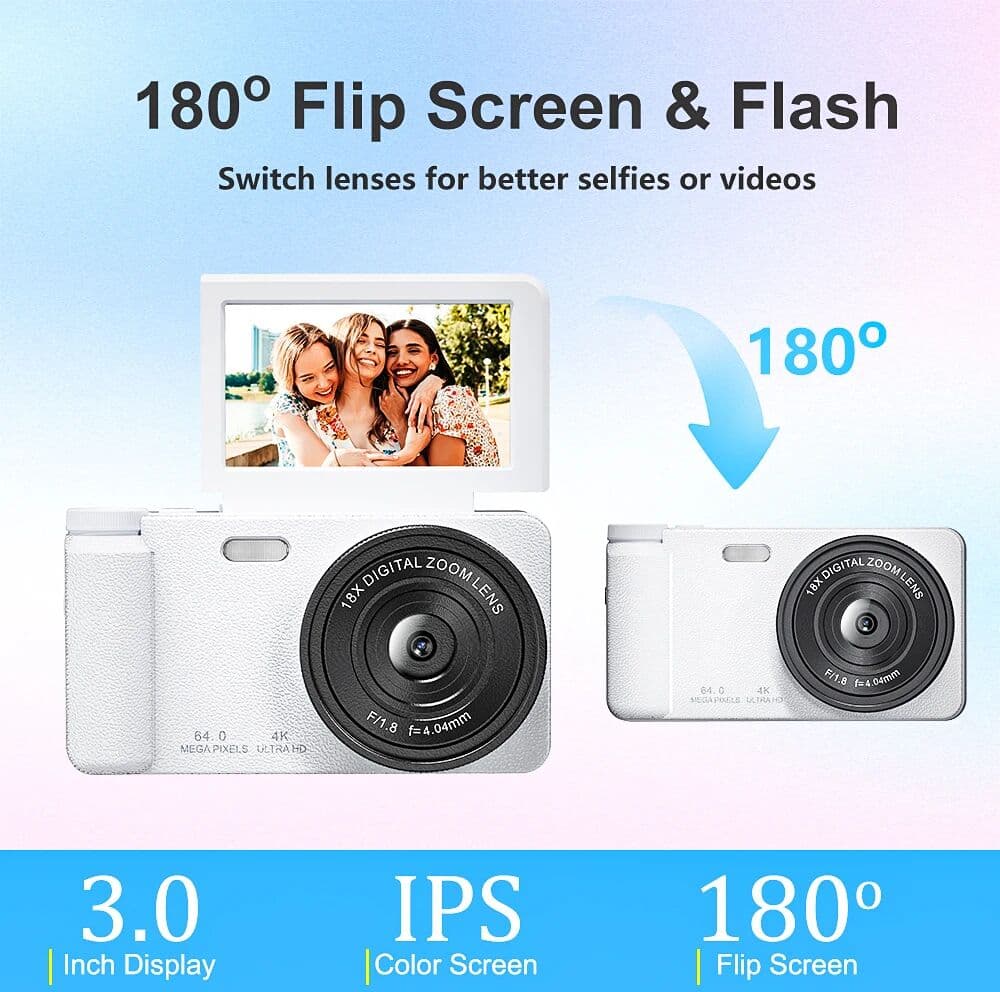 Vandlion A67A Digital Camera 4K Video 3.0